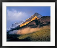 Framed Alberta, Banff NP, Sunrise of the Canadian Rockies