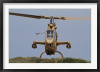 Framed AH-1S Tzefa attack helicopter