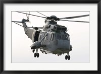 Framed SH-3D Sea King Helicopter of the Spanish Navy