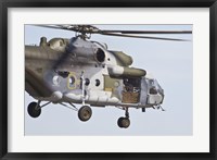 Framed Czech Air Force Mi-171