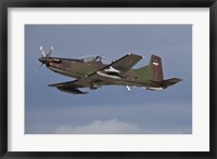 Framed Slovenian PC-9M Taking off During Exercise Ramstein Rover