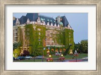 Framed Empress Hotel, Victoria, British Columbia