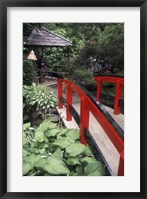 Framed Japanese Garden at Butchart Gardens, Vancouver Island, British Columbia, Canada