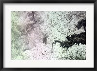 Framed Satellite View of Amarillo, Texas, Covered in Snow