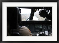 Framed UH-60 Blackhawk flies the River to an Unknown Village to Drop off a Care Package