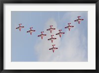 Framed Snowbirds 431 Air Demonstration