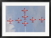 Framed Snowbirds 431 Air Squadron of the Canadian Air Force