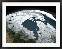 Framed Hudson Bay Sea Ice on November 14, 2005