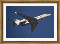 Framed Bombardier Global 5000 VIP Jet of the German Air Force