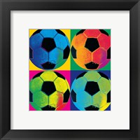 Framed Ball Four-Soccer