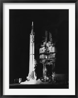 Framed Mercury-Redstone 3 Missile on Launch Pad, Cape Canaveral, Florida