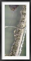 Framed Aerial view Showing a Portion of Mantoloking, New Jersey, Damaged by Hurricane Sandy