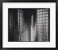 Framed Chrysler Building Motion Landscape #4