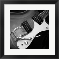 Classic Guitar Detail V Framed Print