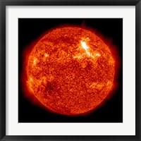 Framed Intensity M87 solar Flare on the Sun's Surface