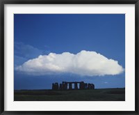 Framed Large Cloud over Stonehenge, Wiltshire, England