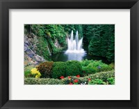 Framed Butchart Gardens, Saanich, Vancouver Island, British Columbia