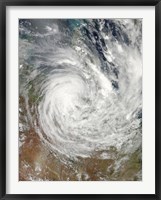 Framed Tropical Cyclone Yasi over Australia