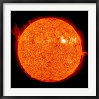 Framed Solar activity on the Sun