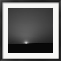 Framed Sunrise on Mars