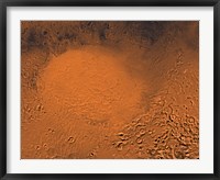 Framed Hellas Planitia Region of Mars
