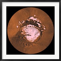 Framed Mare Boreum Region of Mars