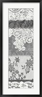 Vintage Lace Panel I Framed Print