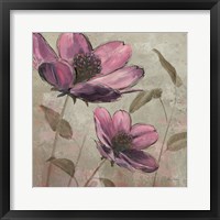 Framed Plum Floral II