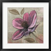 Plum Floral III Framed Print