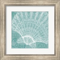 Framed 'Aqua Treasure III' border=