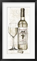 Framed Pencil Wine II