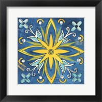 Framed Tuscan Sun Tile I Color