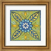 Framed Tuscan Sun Tile III Color