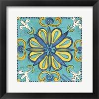 Framed Tuscan Sun Tile IV Color