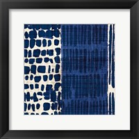 Framed Indigo Batik I