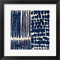 Framed Indigo Batik III