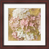 Framed 'Gilded Hydrangea II' border=