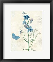 Booked Blue II Framed Print