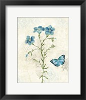 Booked Blue III Framed Print