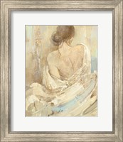 Framed 'Abstract Figure Study I' border=