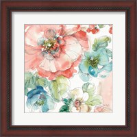 Framed 'Summer Bloom II' border=