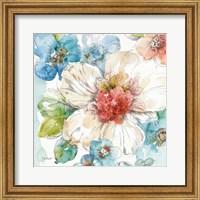 Framed 'Summer Bloom III' border=