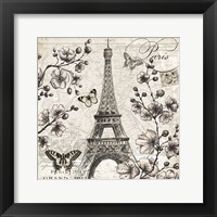 Paris in Bloom I Framed Print