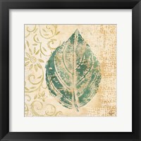 Framed 'Leaf  Scroll I' border=