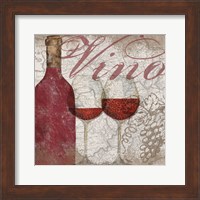 Framed Vino and Vin I
