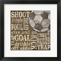 All Star Sports I Framed Print