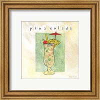 Framed 'Tropical Cocktails II' border=