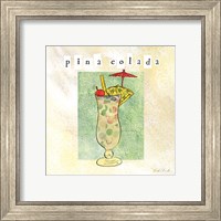 Framed 'Tropical Cocktails II' border=