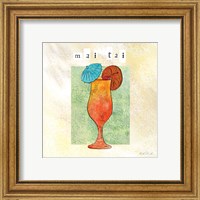 Framed 'Tropical Cocktails IV' border=