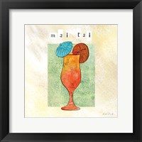 Framed Tropical Cocktails IV